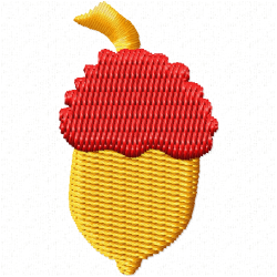 Acorn Embroidery Design 4 Acorn Embroidery Design 4